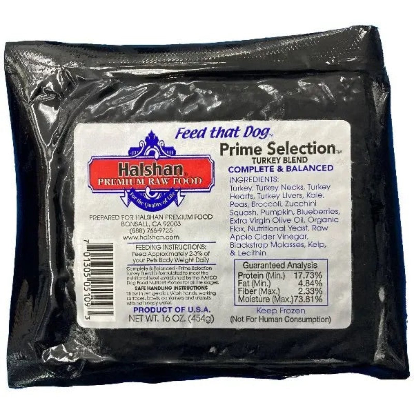 0130505109-Halshan-Premium-Raw-Food-Frozen-Prime-Selection-Turkey-Blend-Dog-Food-1-lb