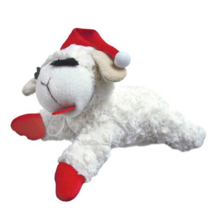 Holiday Lamb Chop with Santa Hat